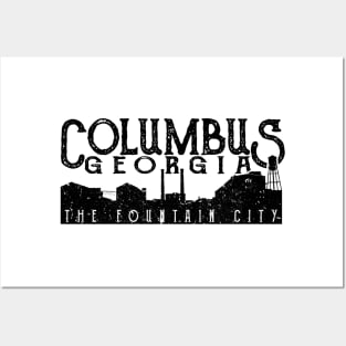 Columbus Georgia The Fountain City Posters and Art